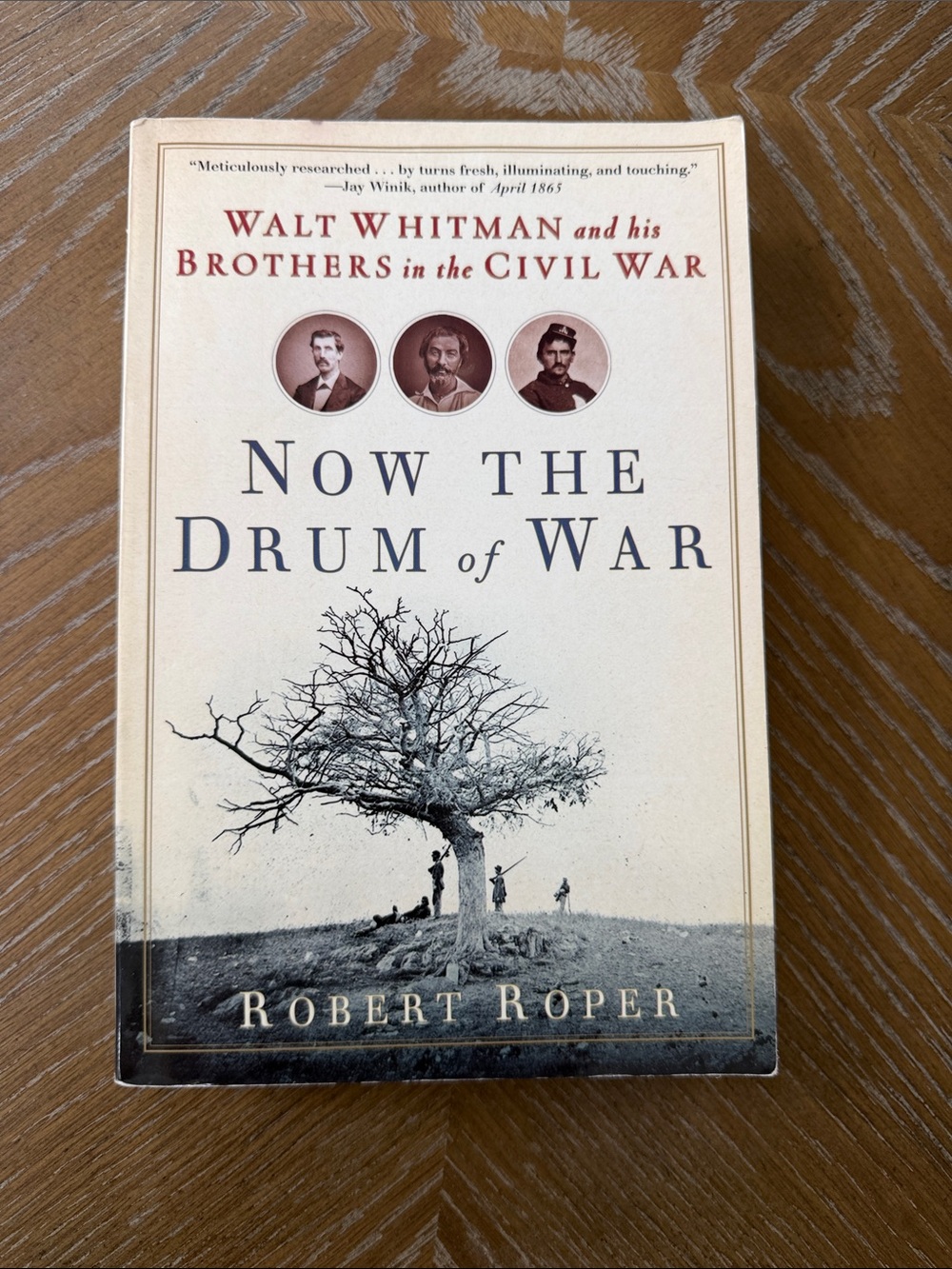 'Now the Drum of War' Walt Whitman and his brothers in the Civil War paperback